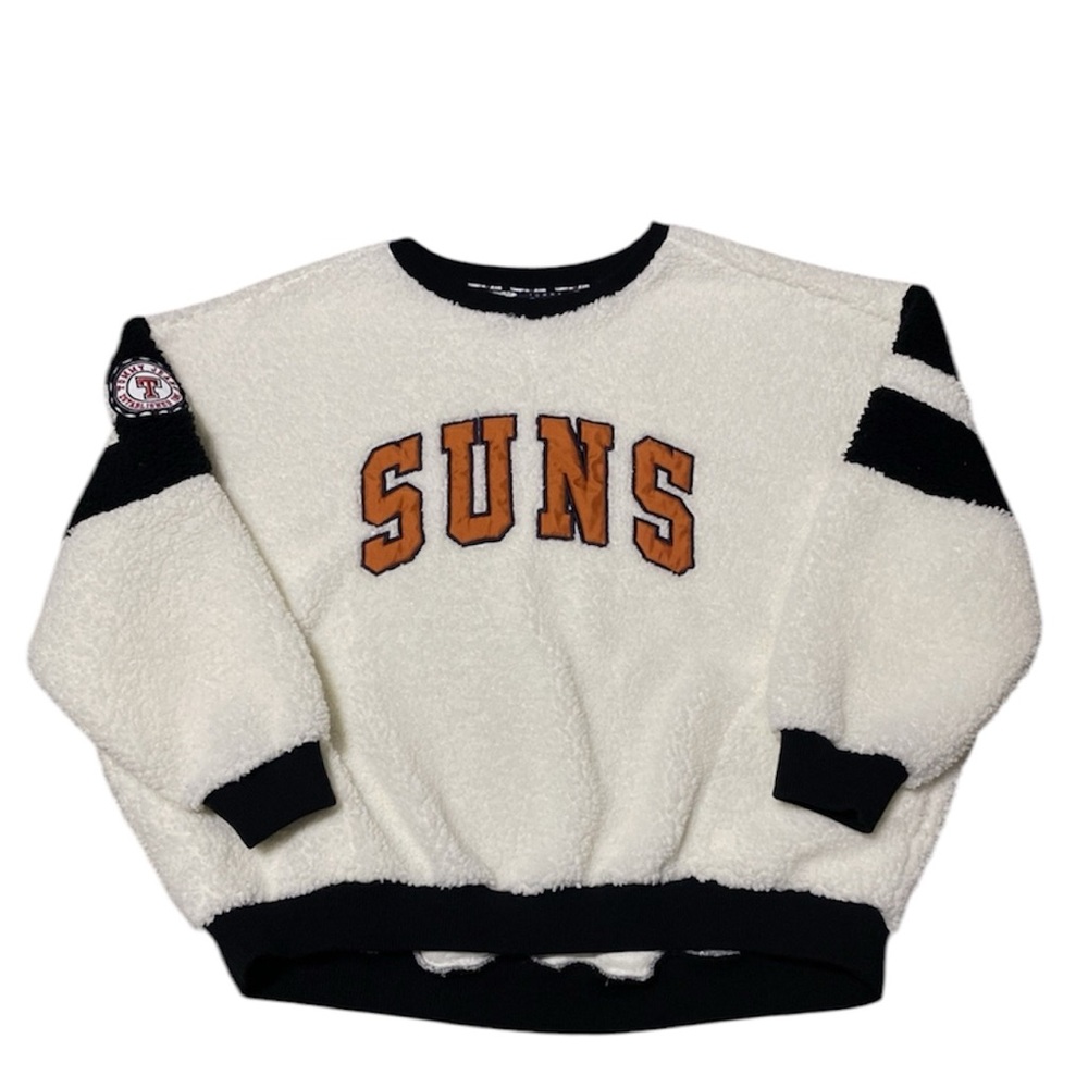 Pheonix Suns x Tommy Hilfiger Mindy Pullover Sherpa Sweater Womens Size L